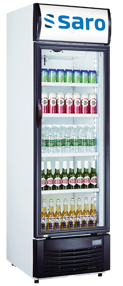 Saro Flessenkoeler met glasdeur model GTK 382 437-1013