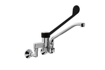 Saro 2-gats wandgemonteerde kraan met zwenkhevel EDDA 457-1120