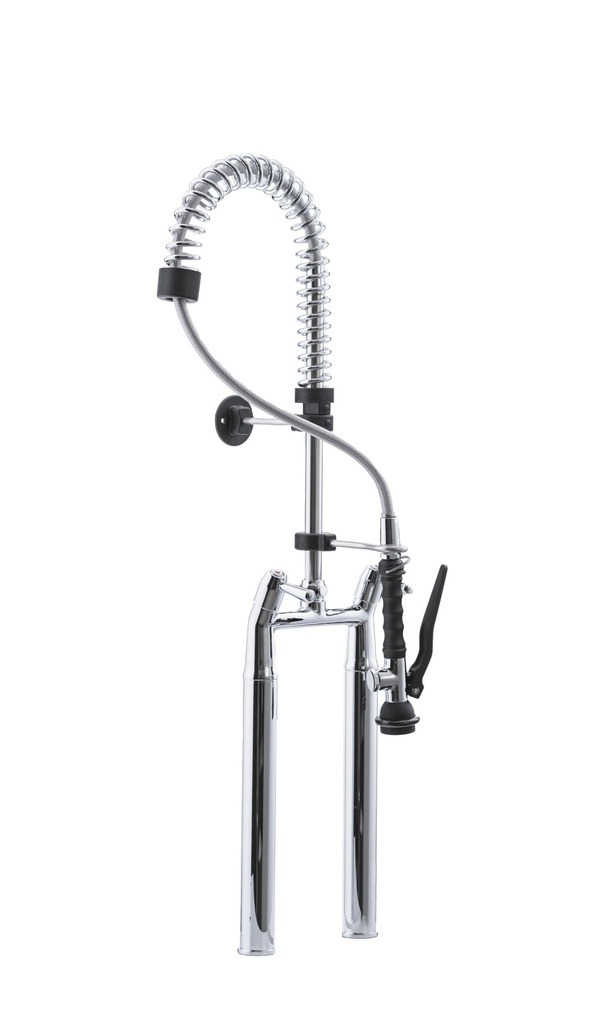 Saro 2-Gats Voorspoelkraan Extra Hoog MELANIE 457-1140