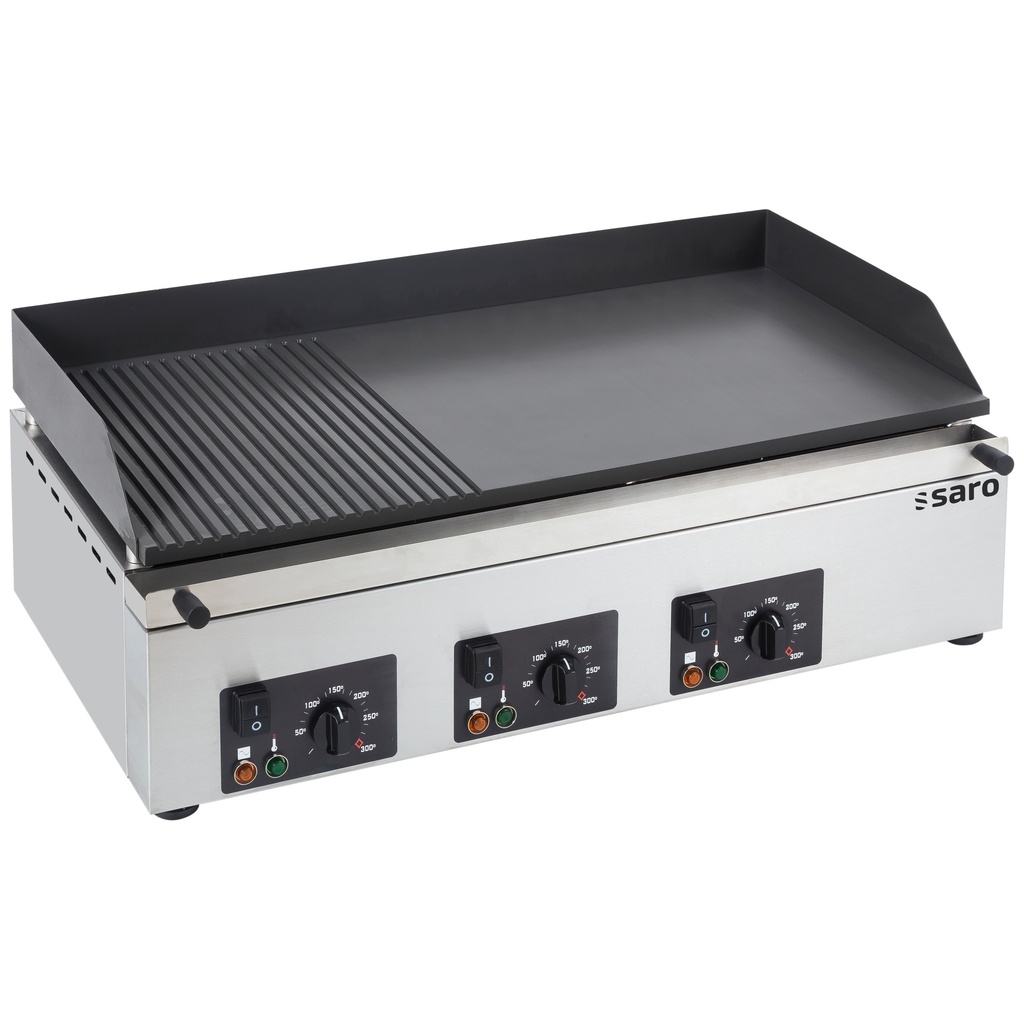 Saro Electrische grillplaat (gegroefd+glad)  GPK 810 458-1046