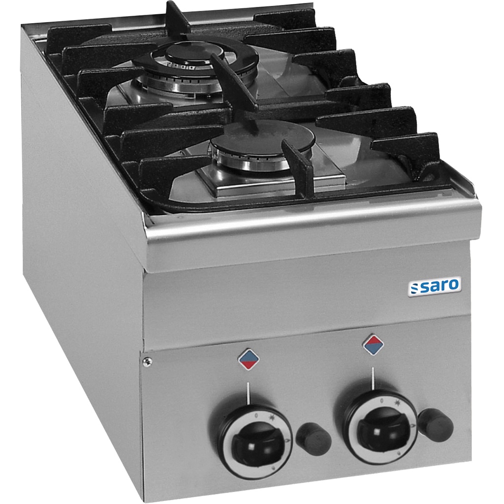 Saro Gasfornuis 2 Branders Tafel 600 Line  G2S6 504-1015