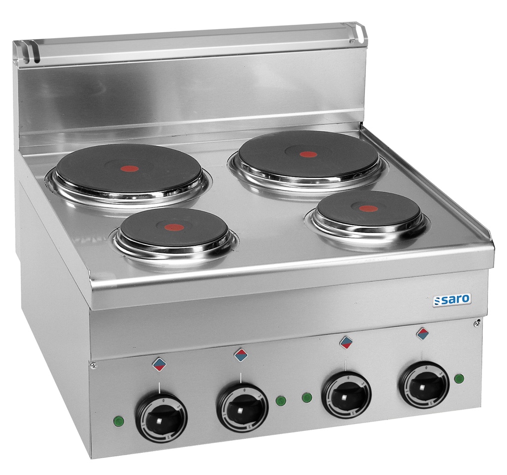 Saro Elektrisch fornuis 4 Velden,Tafelmodel 600Line,E46 504-1060