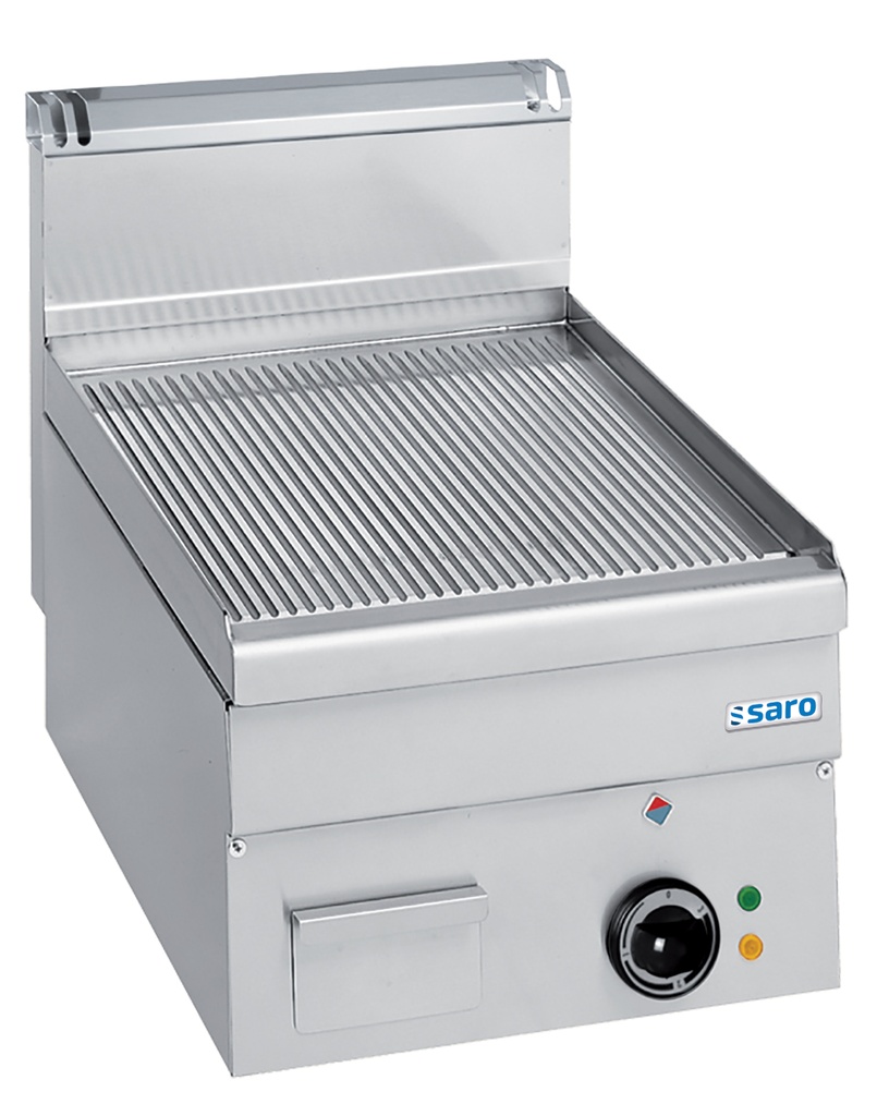 Saro Elektrische Grillplaat Geribbeld, 400x600, EFT46R 504-1105