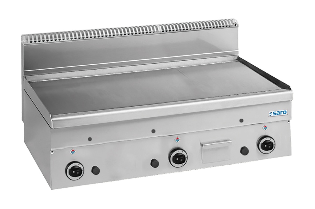 Saro Gas Grillplaat Glad Tafel 1000x600  GFT106L 504-1150