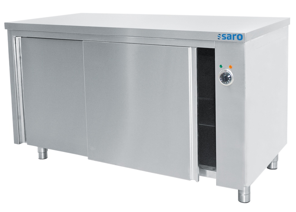 Saro warmhoudkast - 700 mm diepte, 2000 mm 700-2125