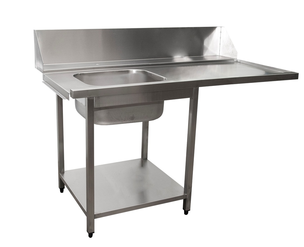 Saro aanvoertafel voor vaatwasser links, 1 bak, 1600 mm 700-3005L