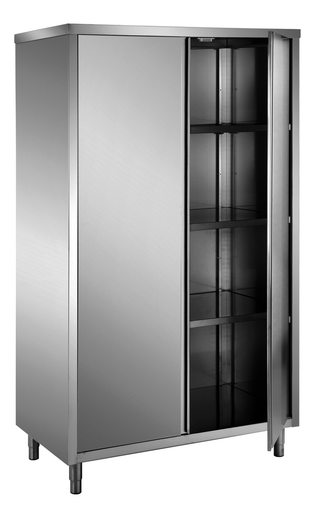 Saro RVS opbergkasten, 2 draaideuren,1200x700, AISI 304 700-8365