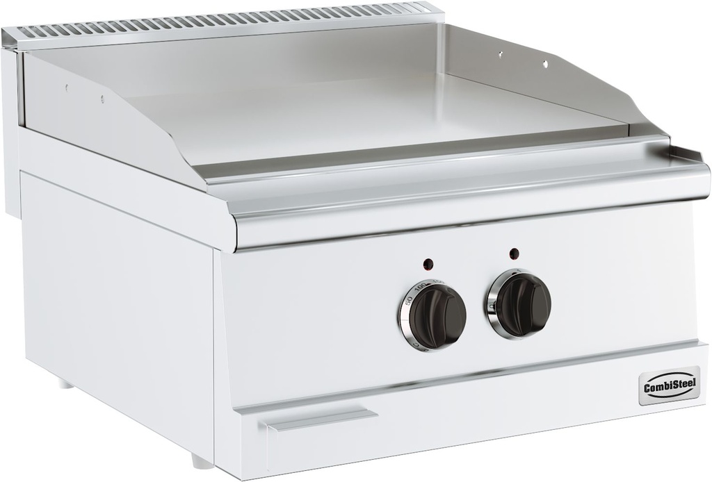 Combisteel BASE 600 BAKPLAAT ELEK. CHR. DUBBEL 7178.0070