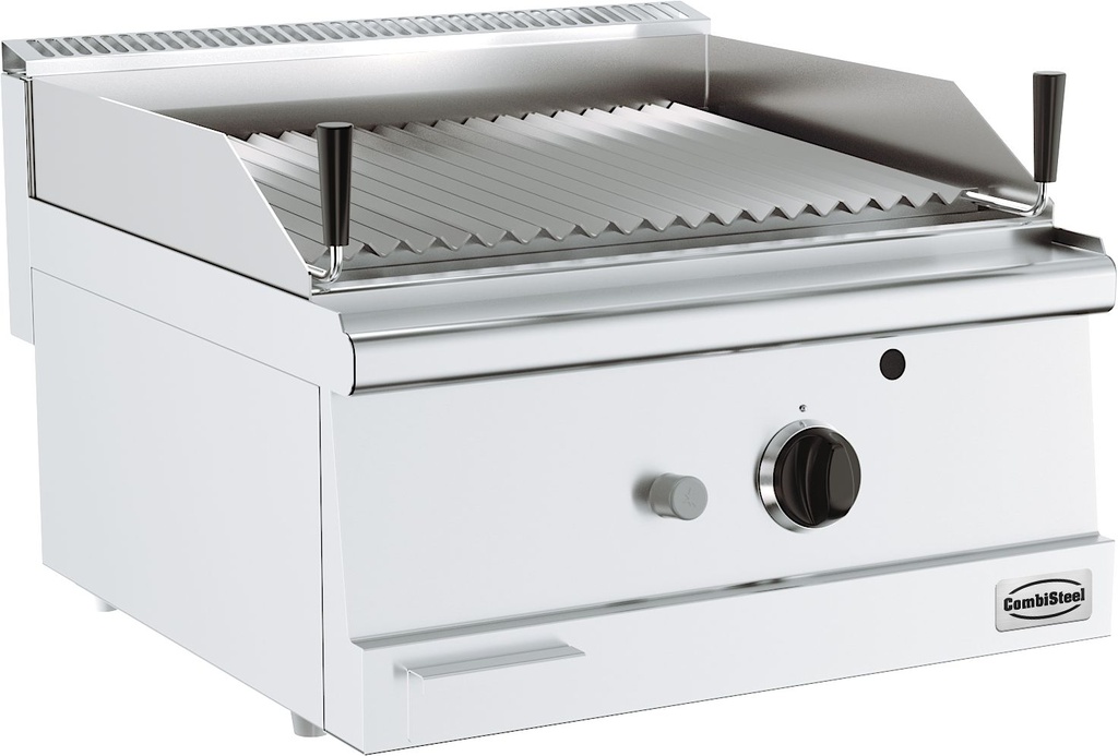 Combisteel BASE 600 LAVASTEENGRILL GAS 7178.0075