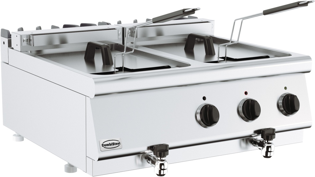 Combisteel BASE 700 FRITEUSE EL. 2X10L TAFELMODEL 7178.0290