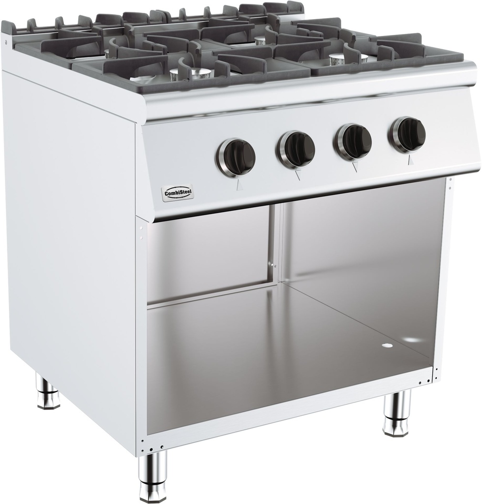 Combisteel BASE 700 GASKOOKTAFEL 4 BR. 7178.0405