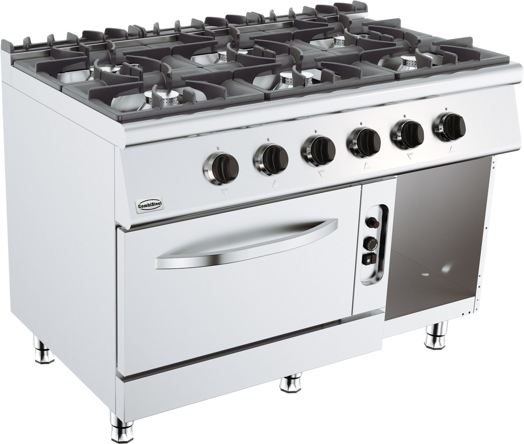 Combisteel BASE 700 GASFORNUIS 6 BR. MET GASOVEN 7178.0420