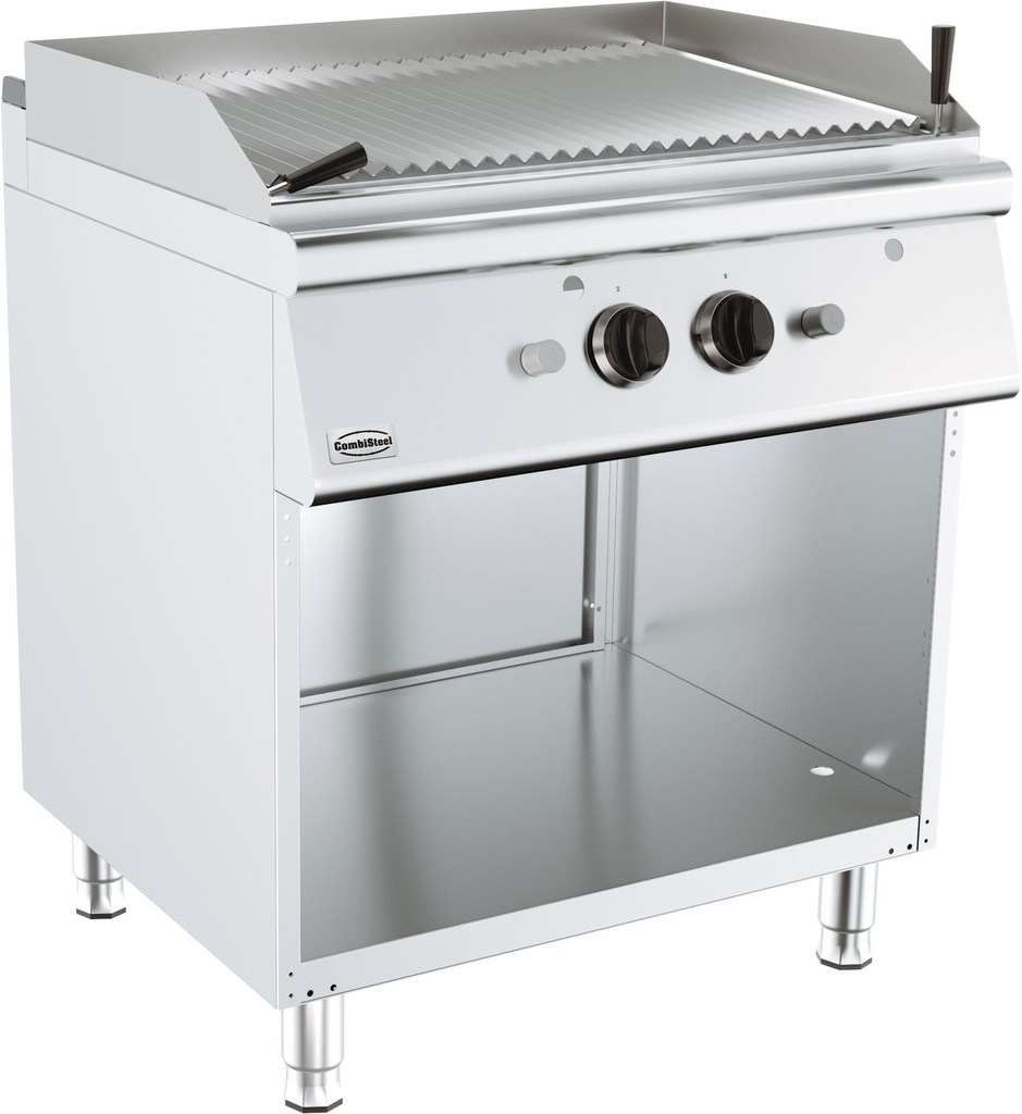 Combisteel BASE 700 LAVASTEENGRILL GAS 7178.0500