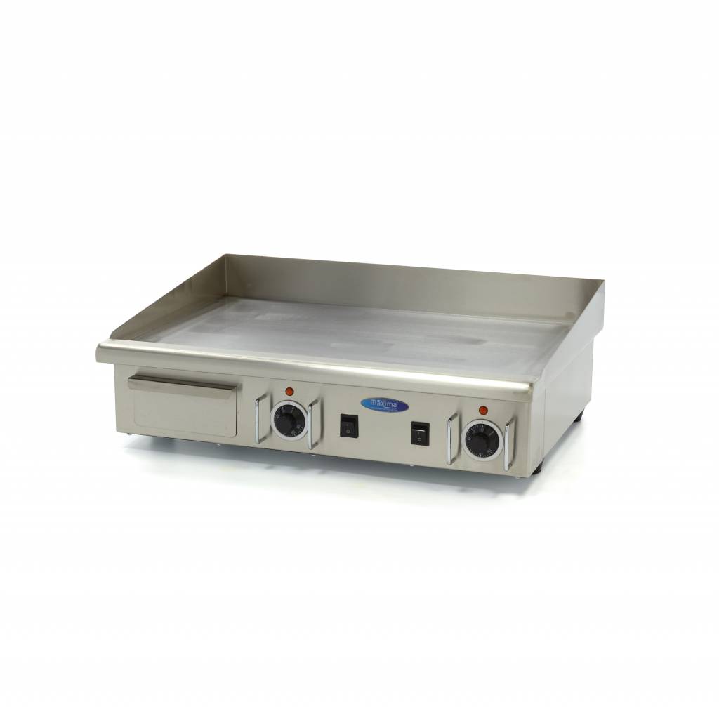 Maxima Grillplaat - Glad - 73 cm - incl. Opvangbak - 400V 09300075