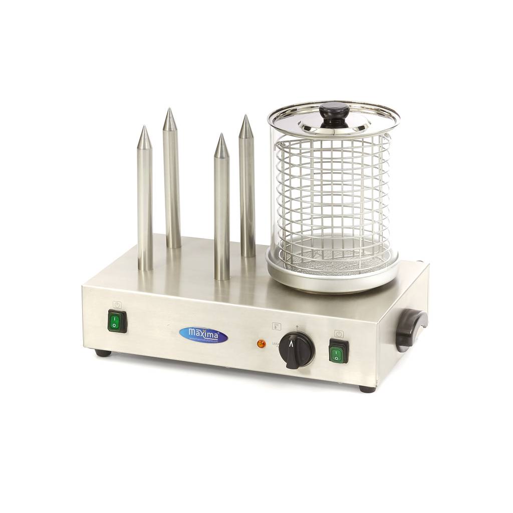 Maxima Worstenwarmer - Ø 20 x 24 cm - Vaatwasbestendig - met 4 Verwarmingsstaven 09300585