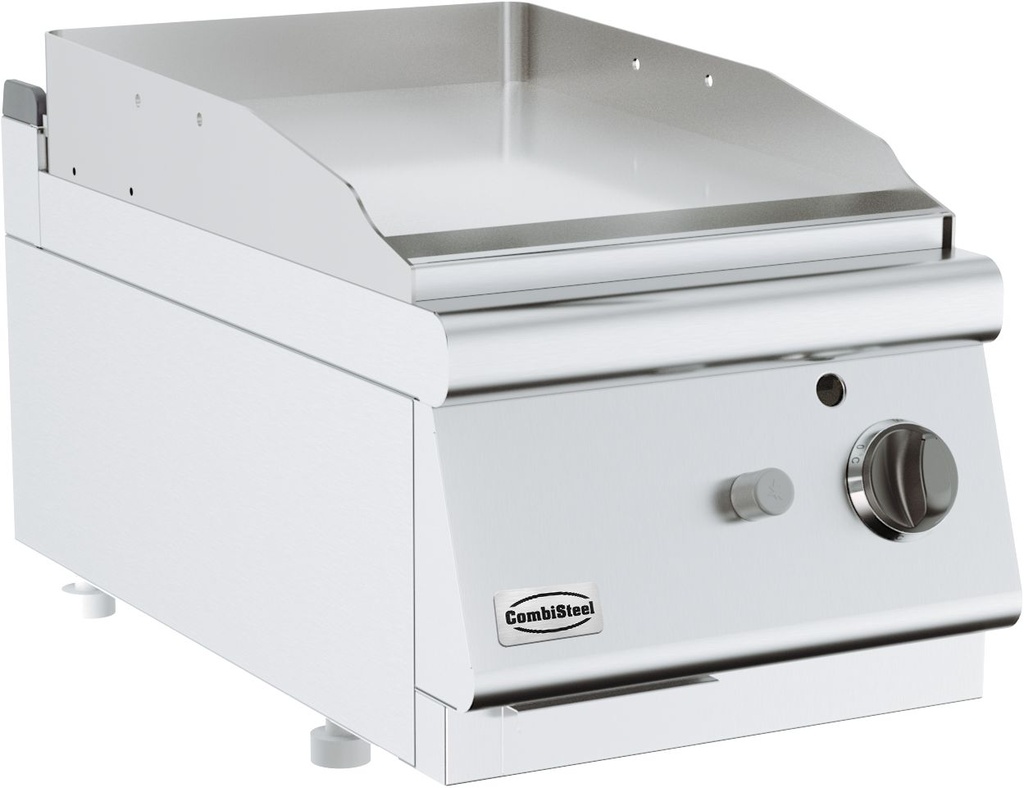 Combisteel BASE 700 GASBAKPLAAT CHROOM ENKEL TAFELMODEL 7178.0255