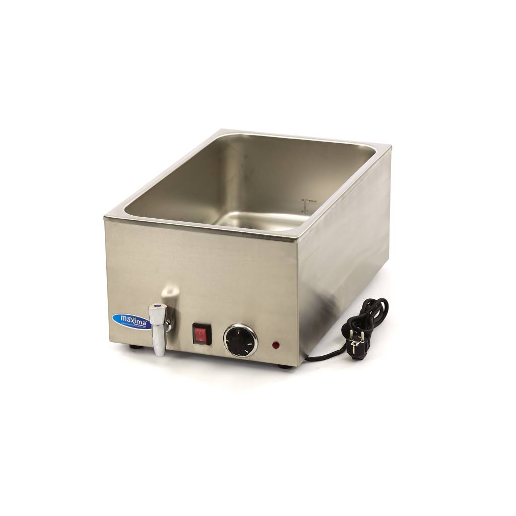 Maxima Bain Marie - met Tapkraan - excl. 1/1 GN-Set - Elektrisch 09300004