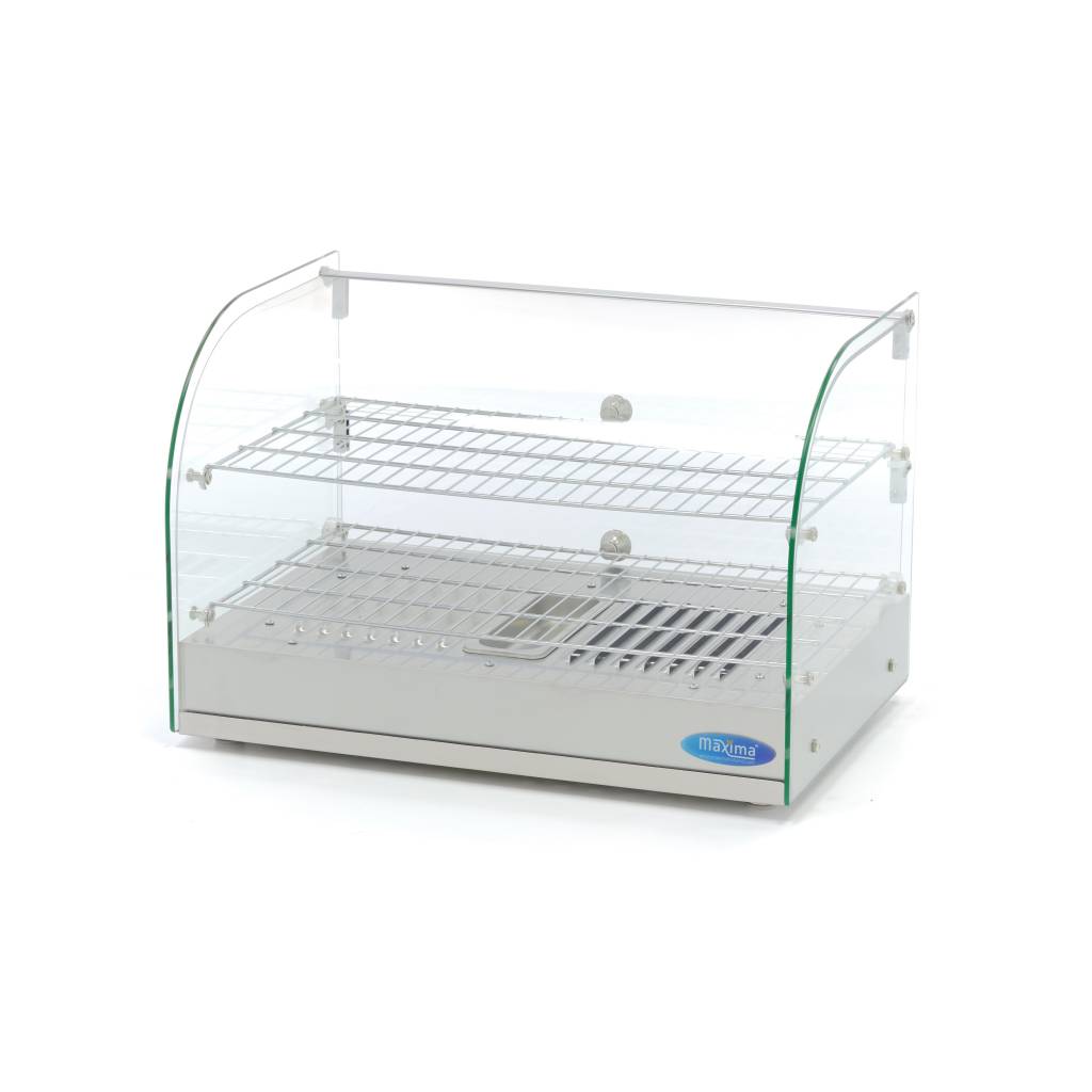 Maxima Warmhoudvitrine - 45 L - 55 cm - 2 Niveaus 09400775