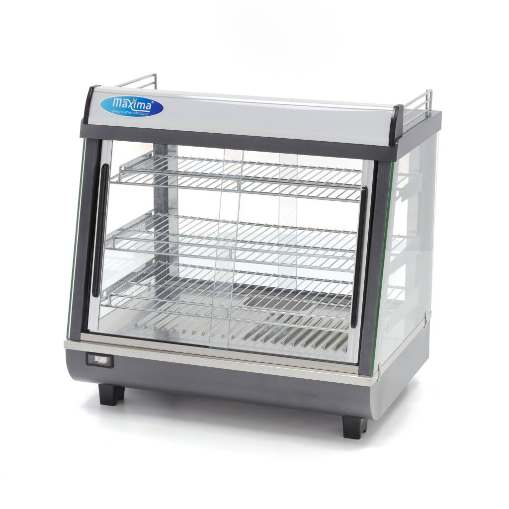 Maxima Warmhoudvitrine - 96 L - 67,5 cm - 3 Niveaus 09400785