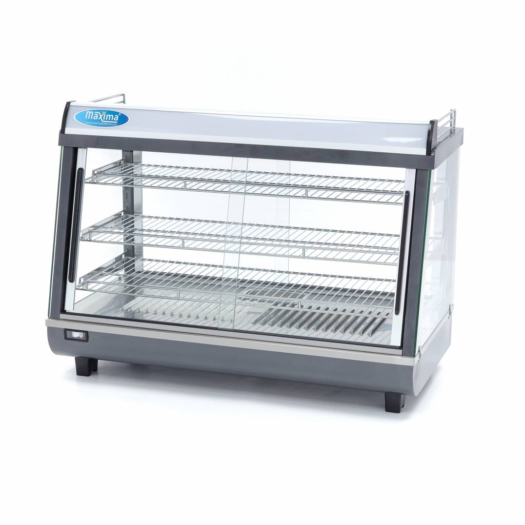Maxima Warmhoudvitrine - 136 L - 91,5 cm - 3 Niveaus 09400790