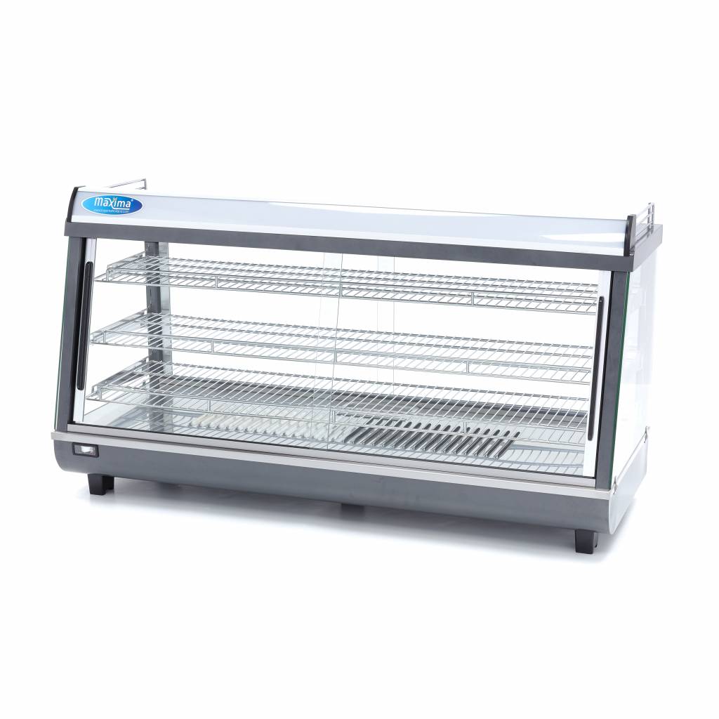 Maxima Warmhoudvitrine - 186 L - 121,5 cm - 3 Niveaus 09400795