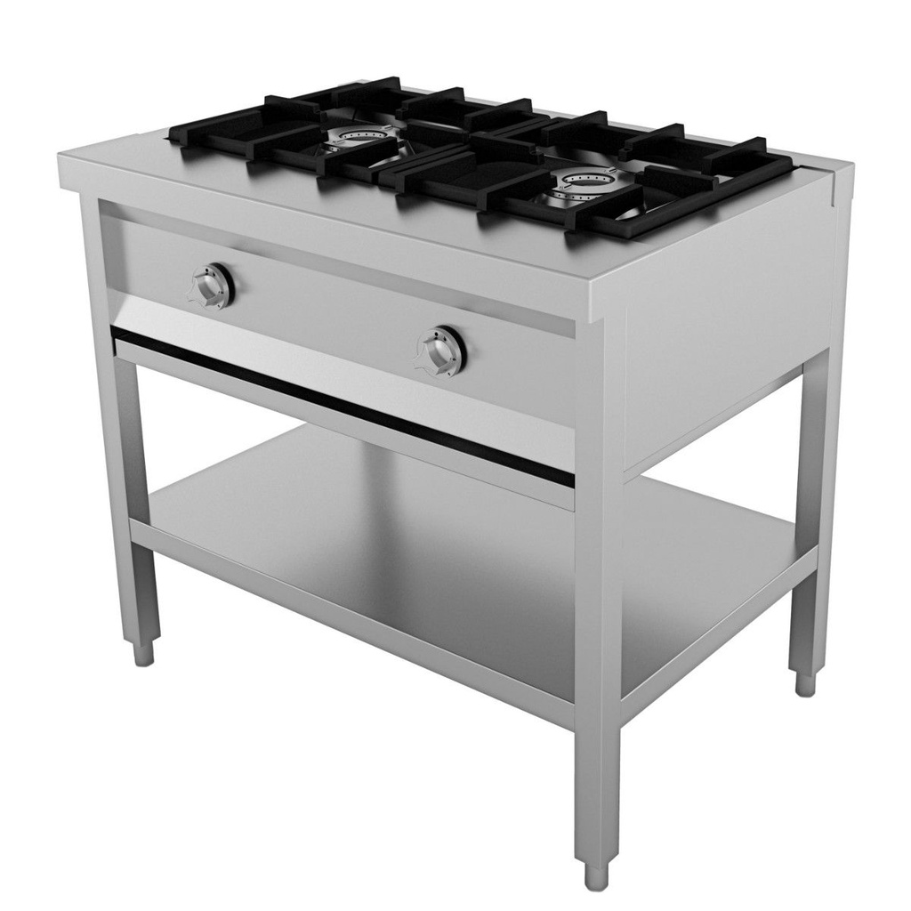 Combisteel PANNENKOEKENTAFEL 2-PITS 7003.0905