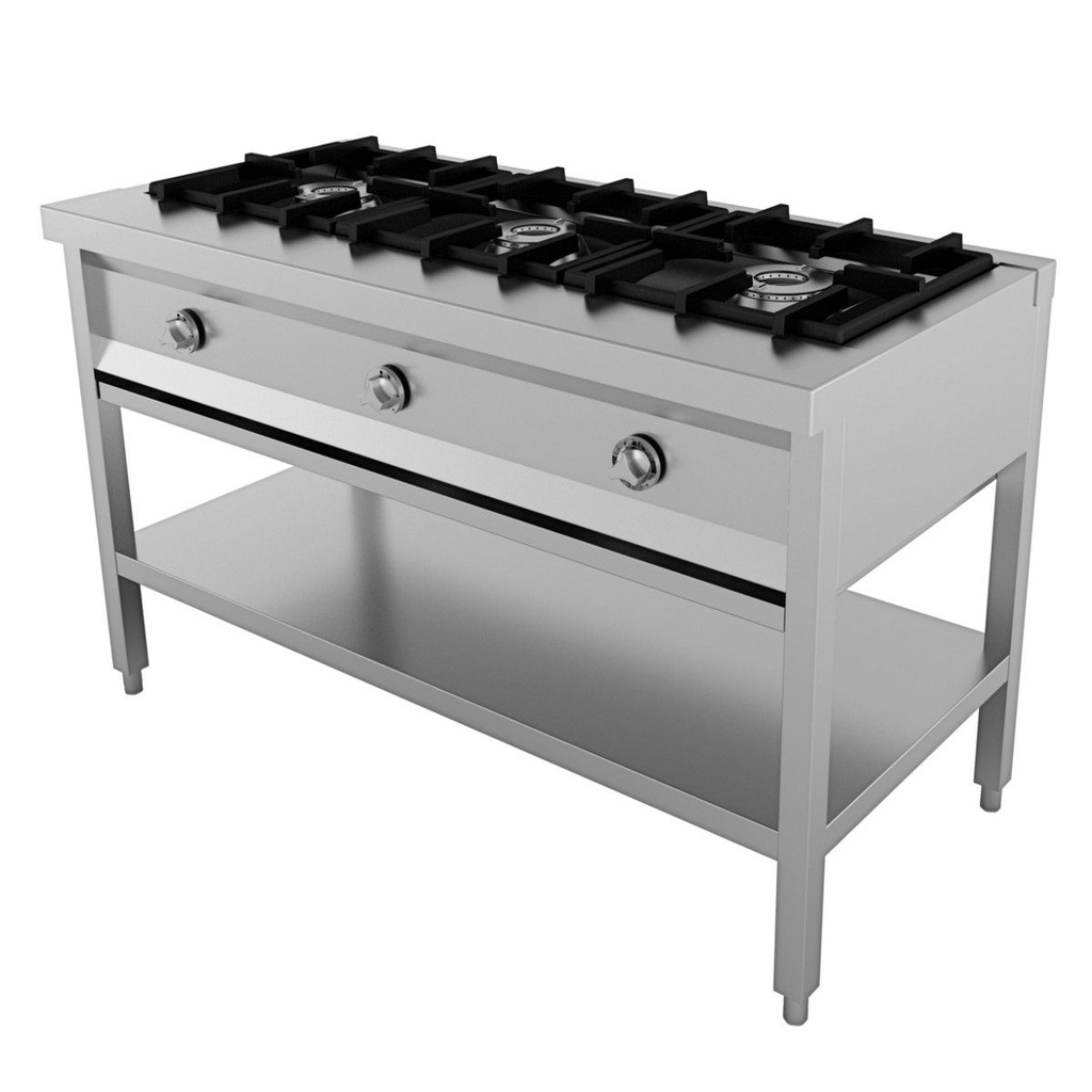 Combisteel PANNENKOEKENTAFEL 3-PITS 7003.0910