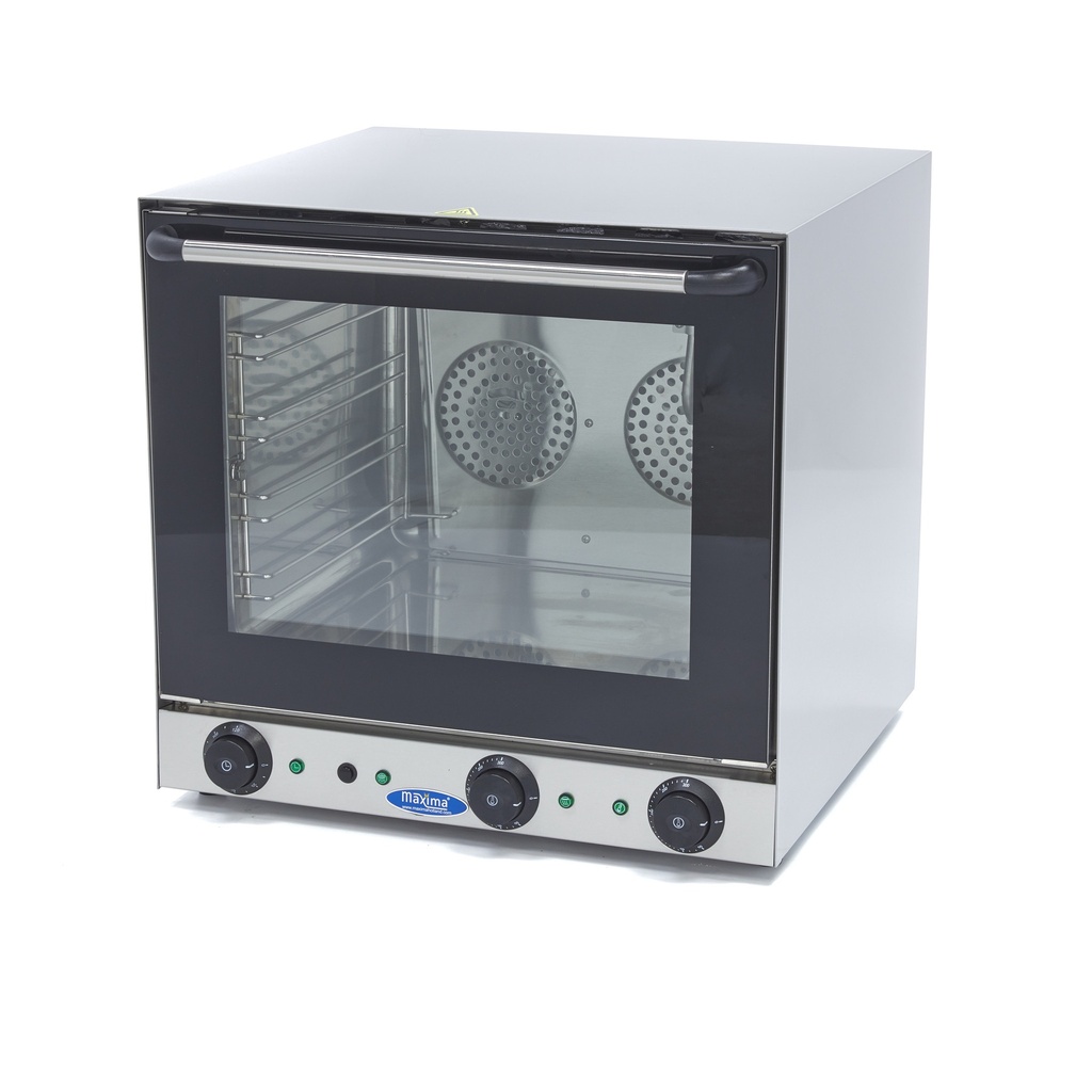 Maxima Heteluchtoven - Grillen en Stomen - 4 Bakplaten - Ingebouwde Timer 09300418