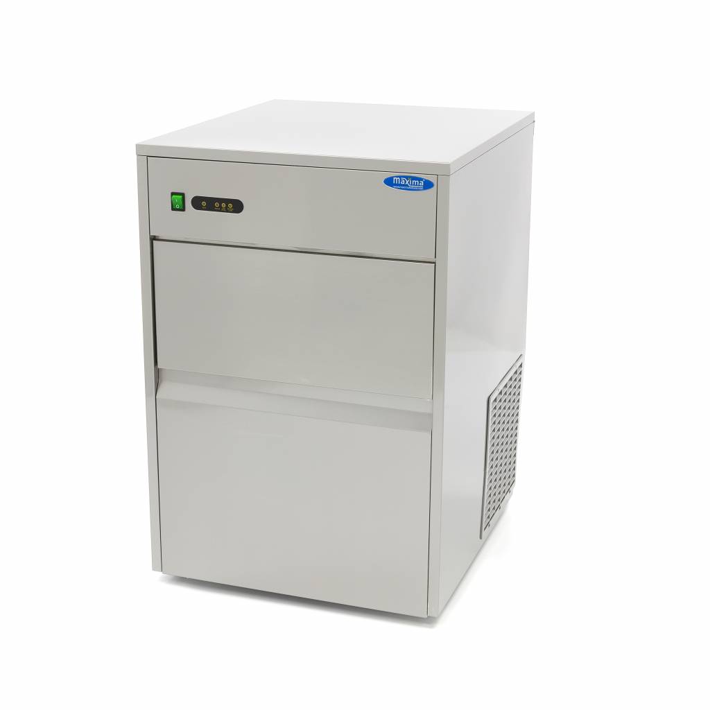 Maxima Ijsblokjesmachine - 28 Kg/Dag - Holle Ijsblokjes - Luchtgekoeld 09300126