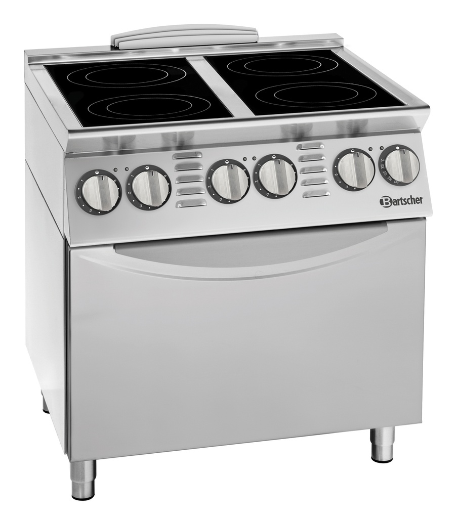 Bartscher Elektrisch fornuis 900 4 kookzones EBO 299431