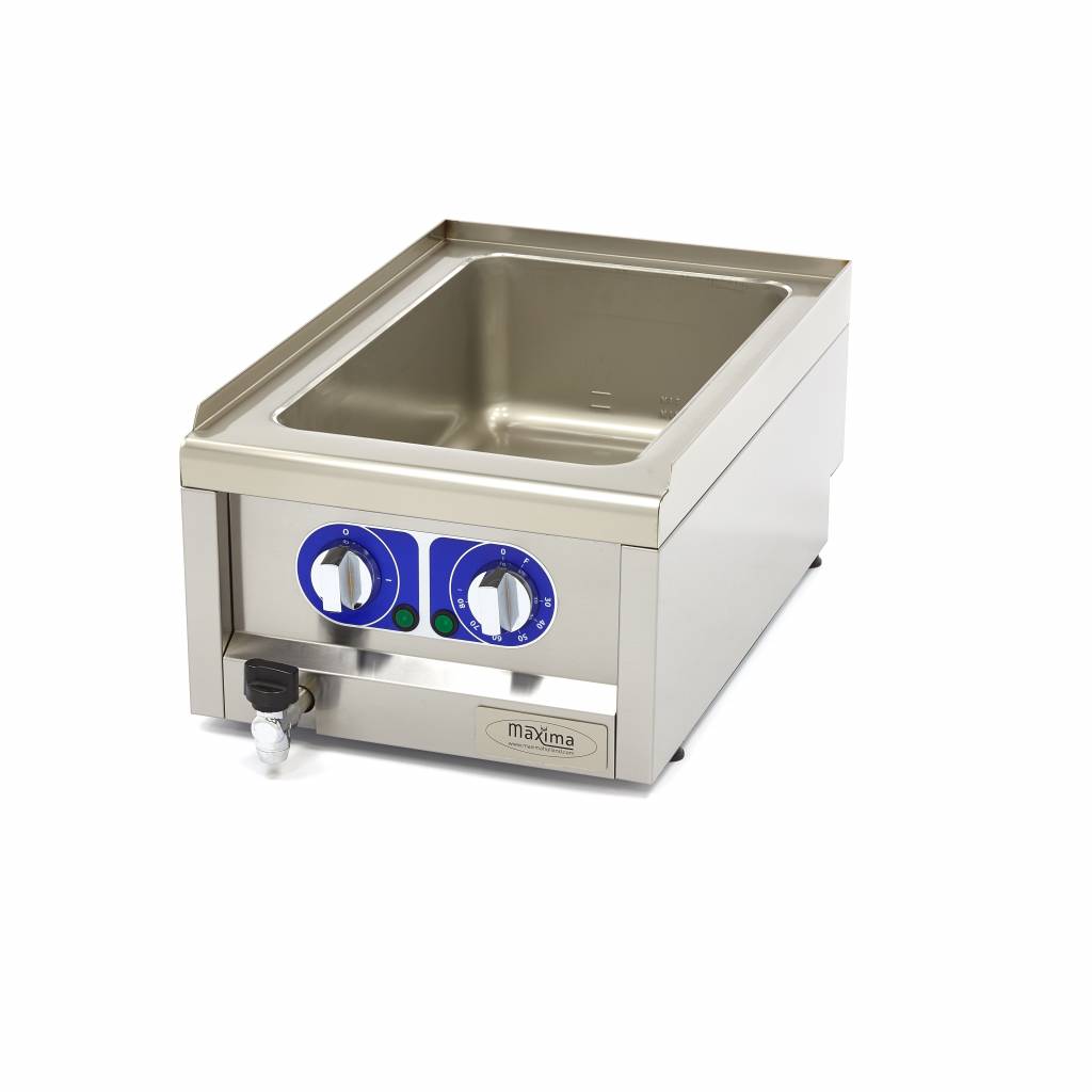 Maxima Bain Marie - Enkel - 60 cm Diep - met Tapkraan - Elektrisch 09391680