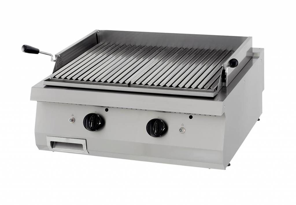 Maxima Heavy Duty Lavasteengrill - Dubbel - 70 cm Diep - Gas 09398000