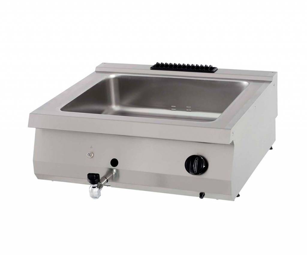 Maxima Heavy Duty Bain Marie - Dubbel - 70 cm Diep - Gas 09395006