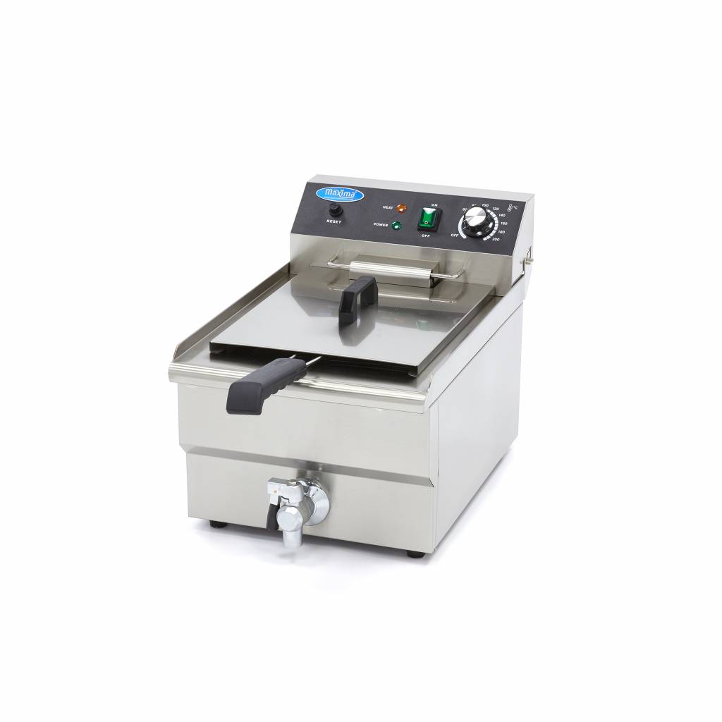 Maxima Frituurpan - 16 L - 1 Mand - met Tapkraan 09365010