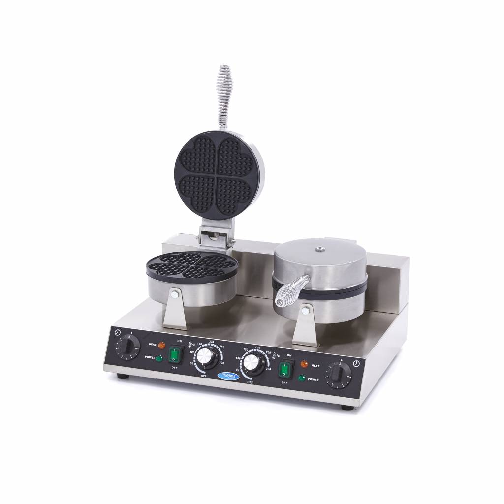 Maxima Wafelijzer - 8 Stuks - Hartjes Wafel 09365101