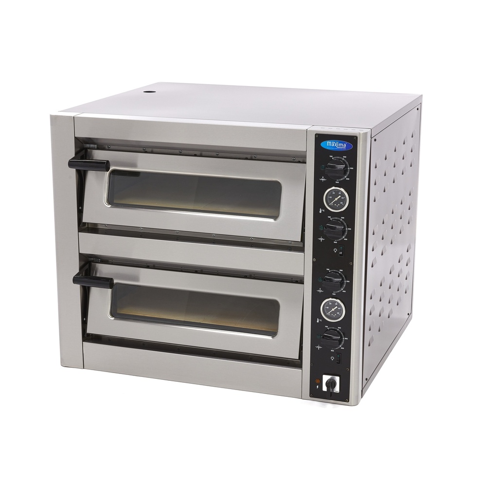 Maxima Pizza Oven - 8 Pizza's Ø 30 cm - 2 Kamers 09370030