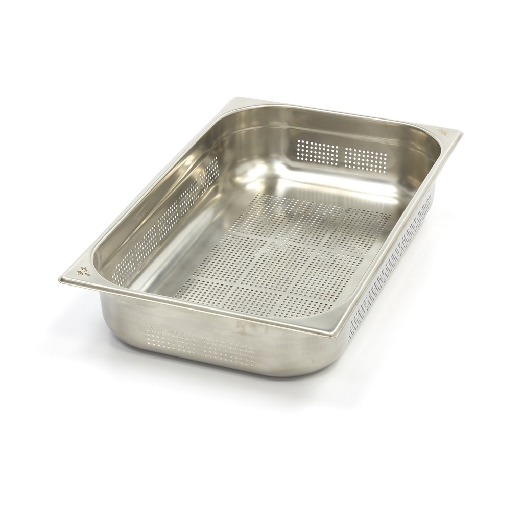 Maxima Gastronorm Bak - 1/1 GN - 10 cm Diep - RVS - Geperforeerd 09367603
