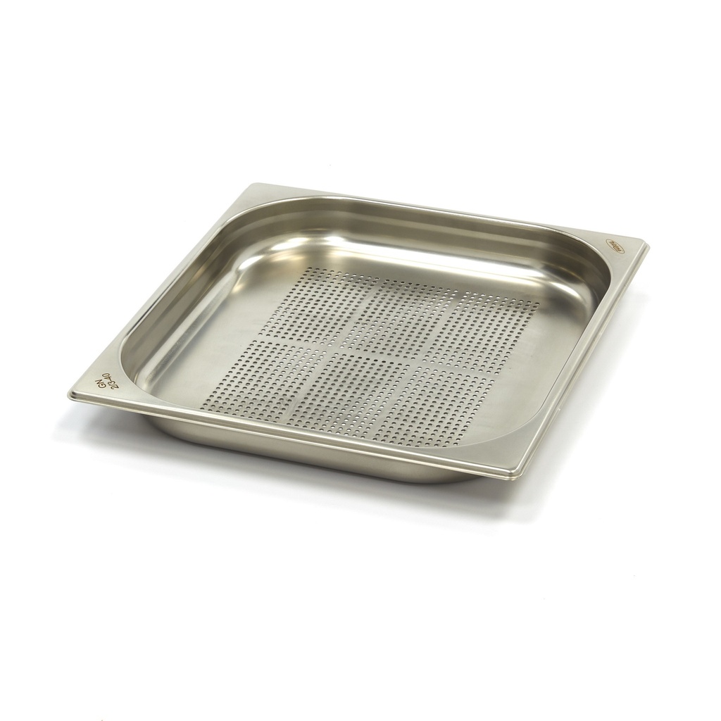 Maxima Gastronorm Bak - 2/3 GN - 4 cm Diep - RVS - Geperforeerd 09367669