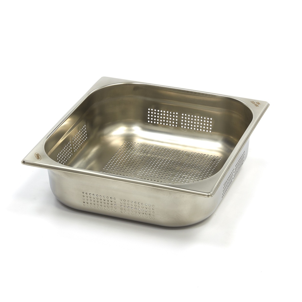 Maxima Gastronorm Bak - 2/3 GN - 10 cm Diep - RVS - Geperforeerd 09367671
