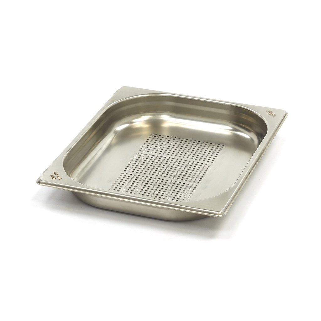 Maxima Gastronorm Bak - 1/2 GN - 4 cm Diep - RVS - Geperforeerd 09367610