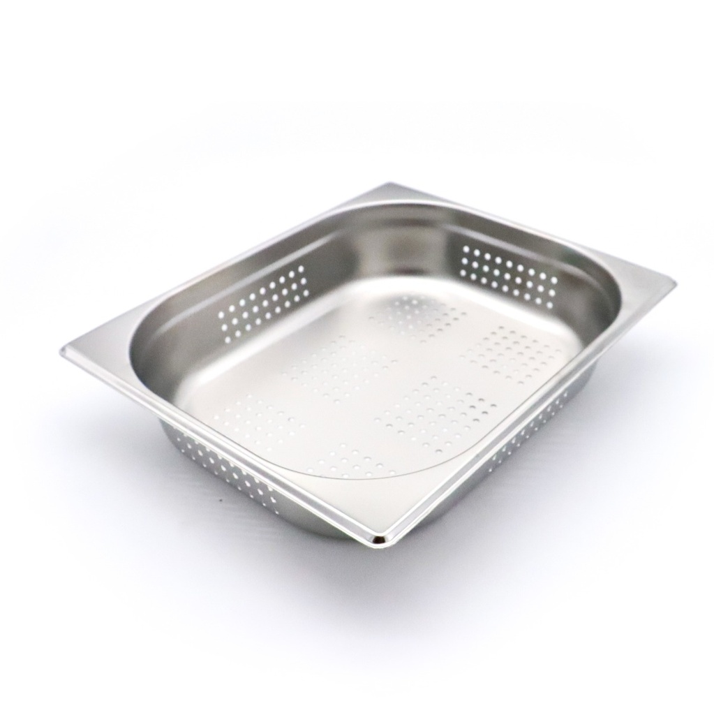 Maxima Gastronorm Bak - 1/2 GN - 6,5 cm Diep - RVS - Geperforeerd 09367611