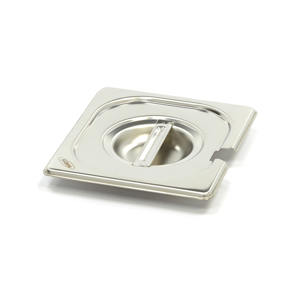 Maxima Gastronorm Deksel - 1/6 GN - RVS - met Uitsparing 09367775
