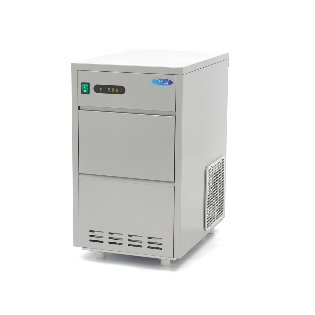 Maxima Ijsblokjesmachine - 24 Kg/Dag - Holle Ijsblokjes - Watergekoeld 09300123
