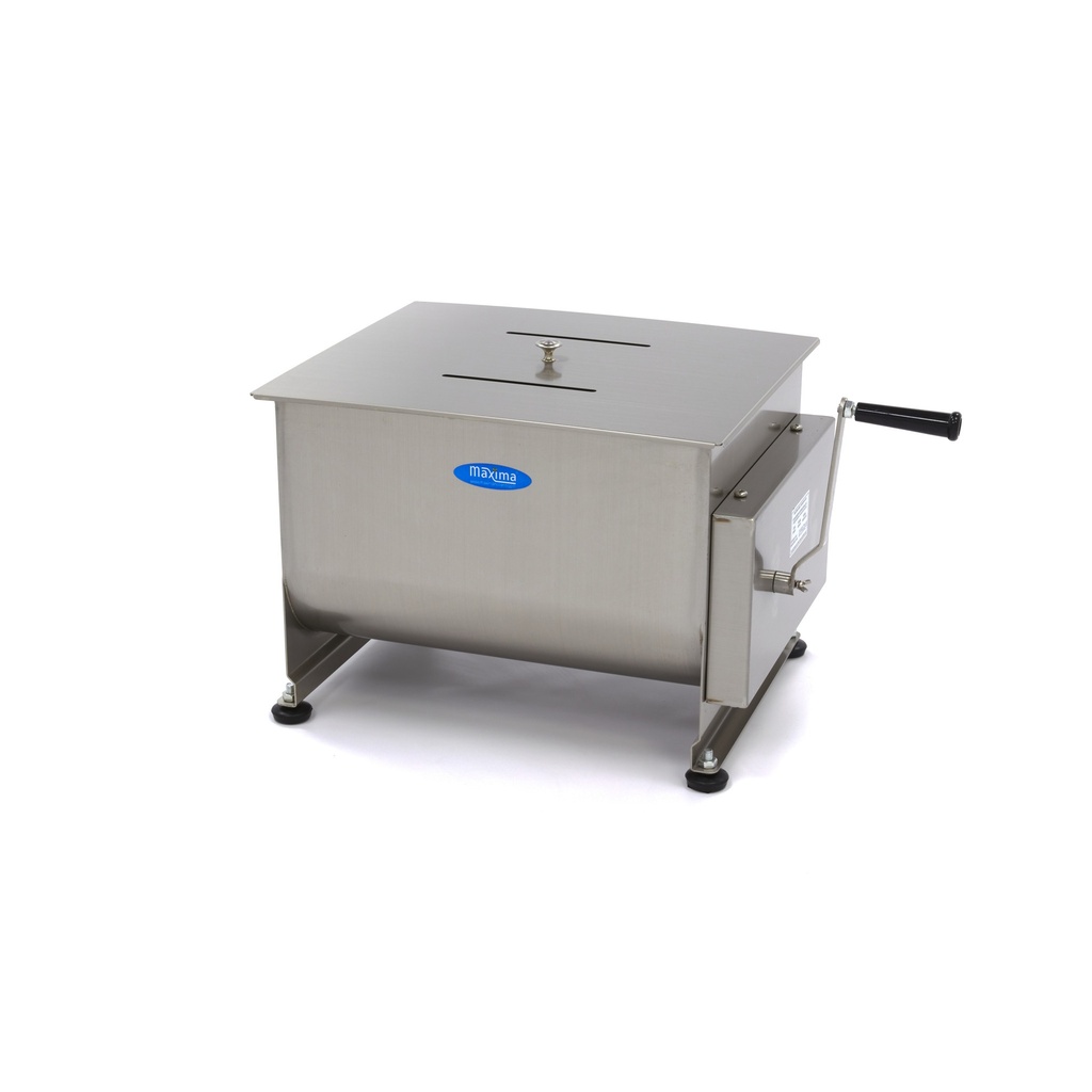 Maxima Vleesmenger - 40 L - 35 Kg Vlees - Dubbele As - Handmatig 09368001