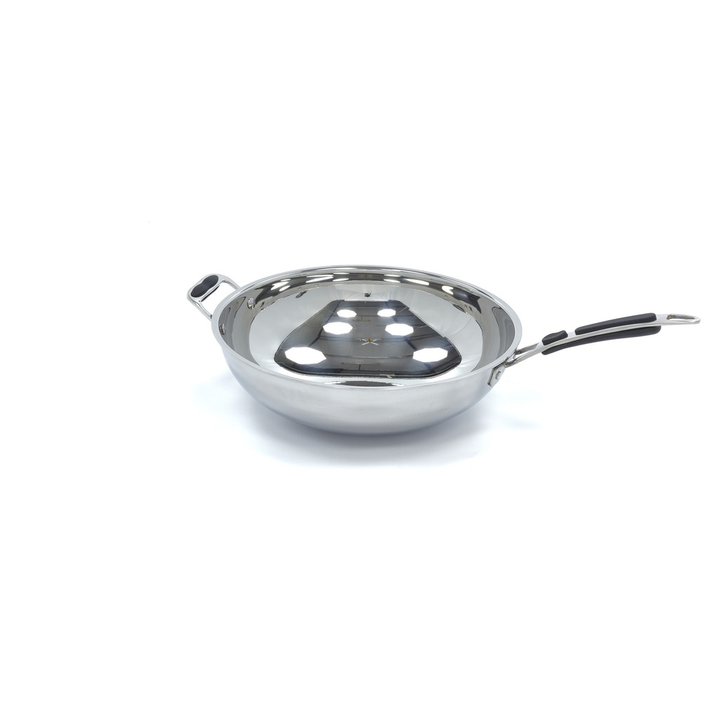 Maxima Wokpan - Ø 36 cm - RVS - Inductie 09371060