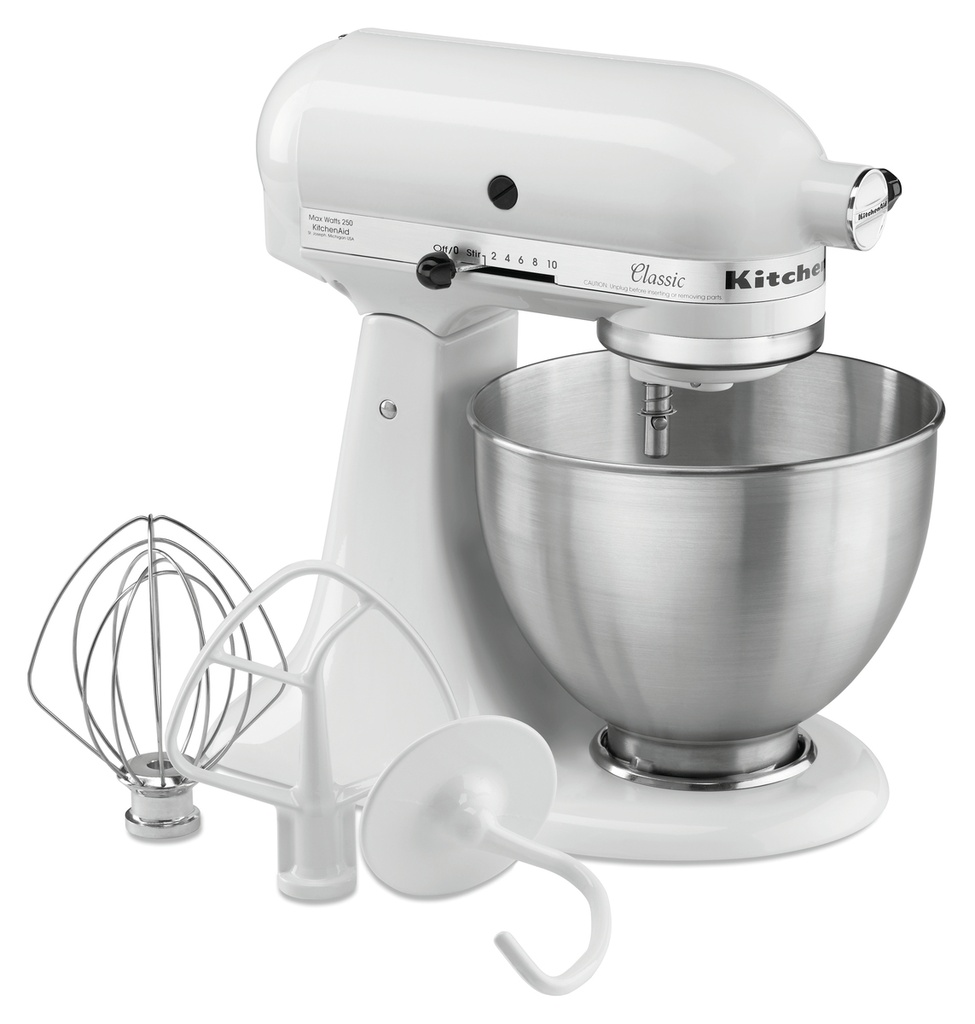 Bartscher KitchenAid 5K45SSEWH, wit, 4,28L A150067