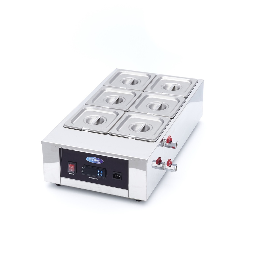 Maxima Chocoladesmelter - 6 x 1/6 GN 10 cm 09374053