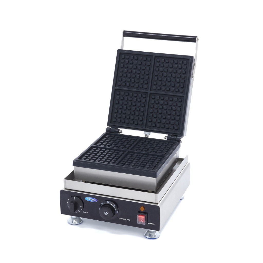 Maxima Wafelijzer - 4 Stuks - Vierkante Wafel 09374202