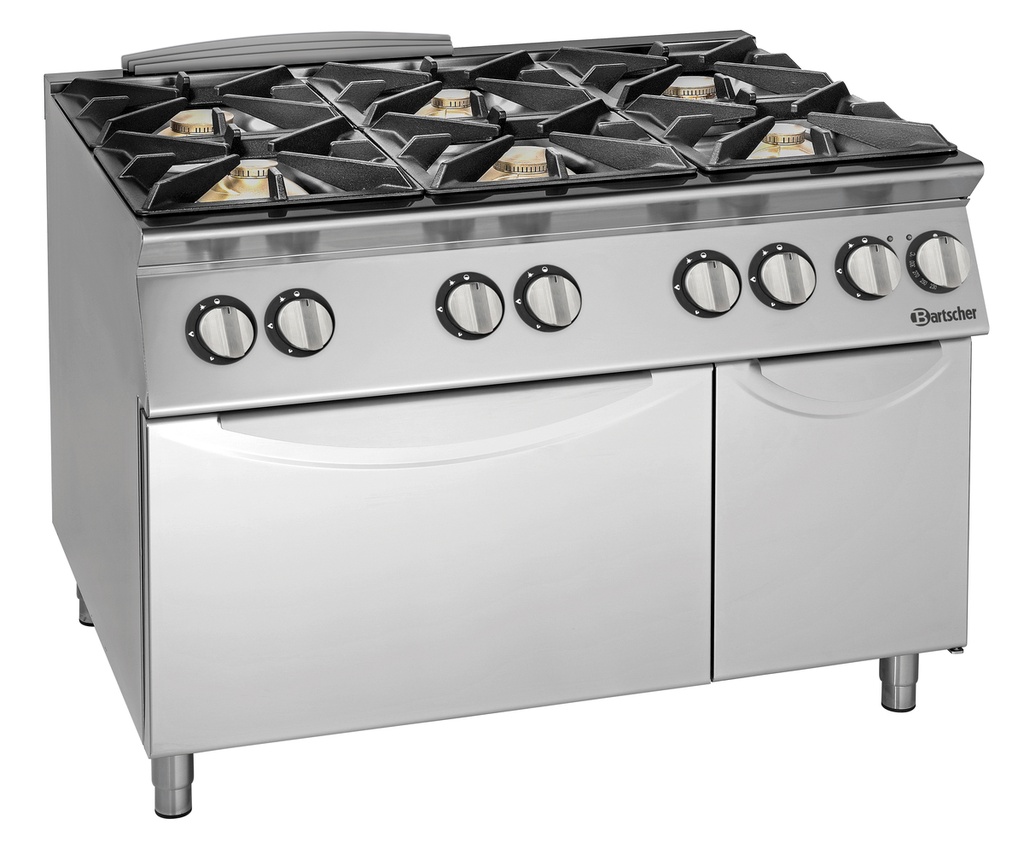 Bartscher Gasfornuis 900 6 branders EBO 2992481