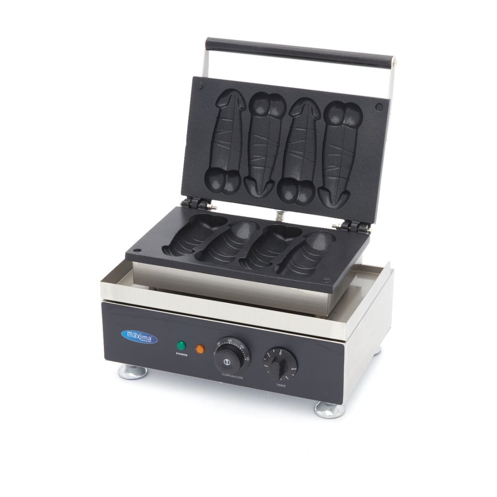 Maxima Wafelijzer - 4 Stuks - Penis 09374205